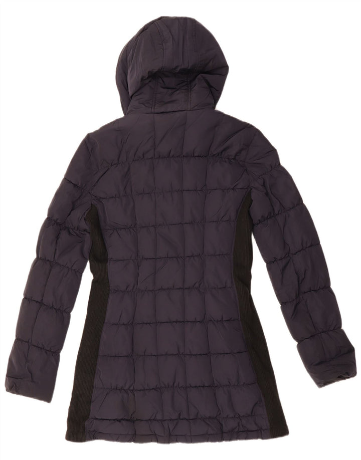 CALVIN KLEIN Damski płaszcz oversize UK 10, mały, granatowy