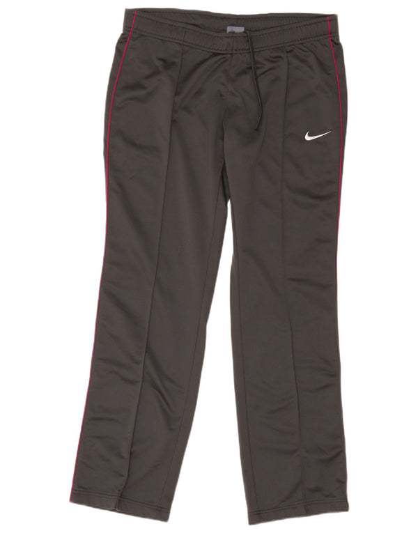 Damskie spodnie dresowe Nike UK 16, duże, szare, poliestrowe