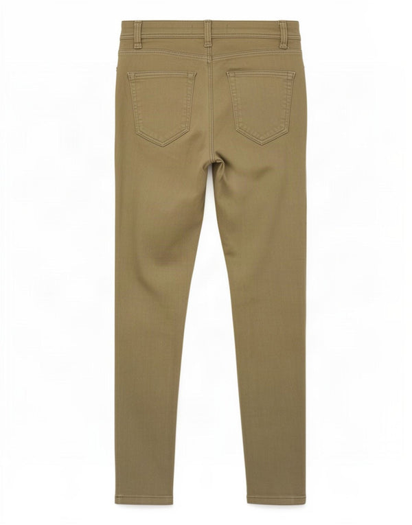 Damskie jeansy skinny Zara EU 34 2XS W24 L27 Khaki