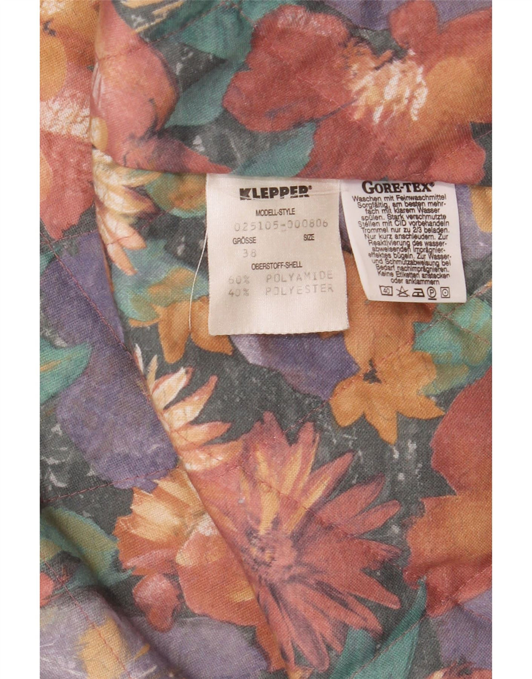 KLEPPER Damski płaszcz oversize Gore-Tex z wyściółką EU 38, średnioszary poliamid