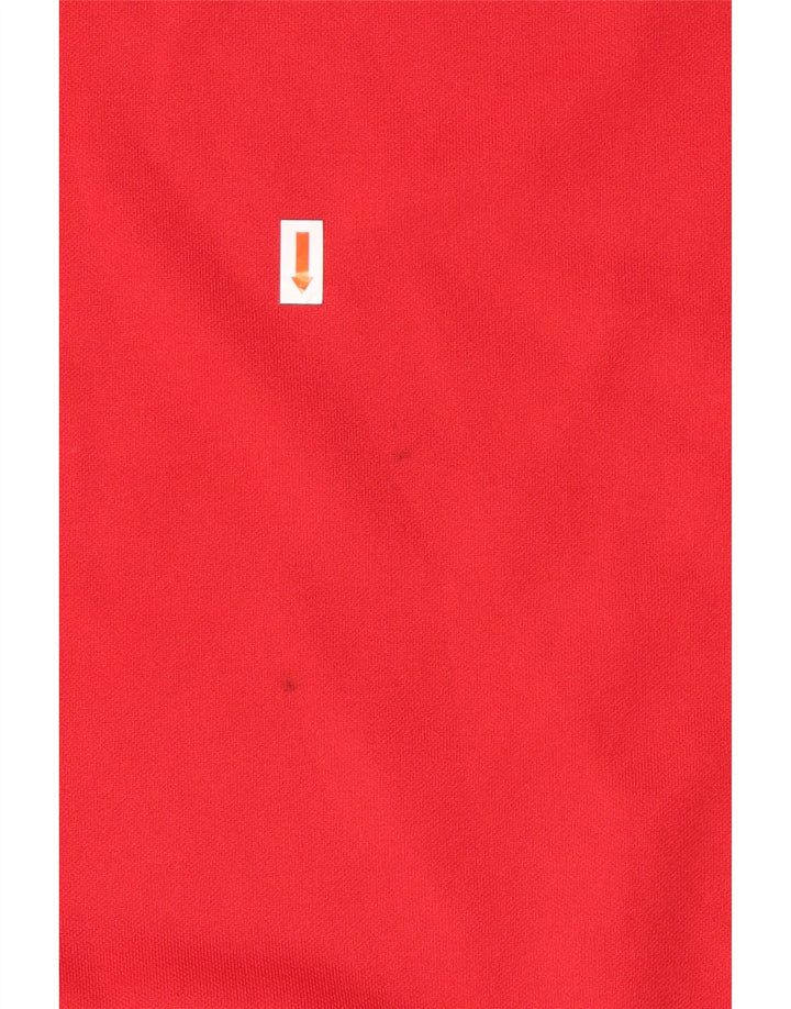 Bluza chłopięca NIKE, 12-13 lat, duża, czerwona, poliestrowa z blokami kolorów