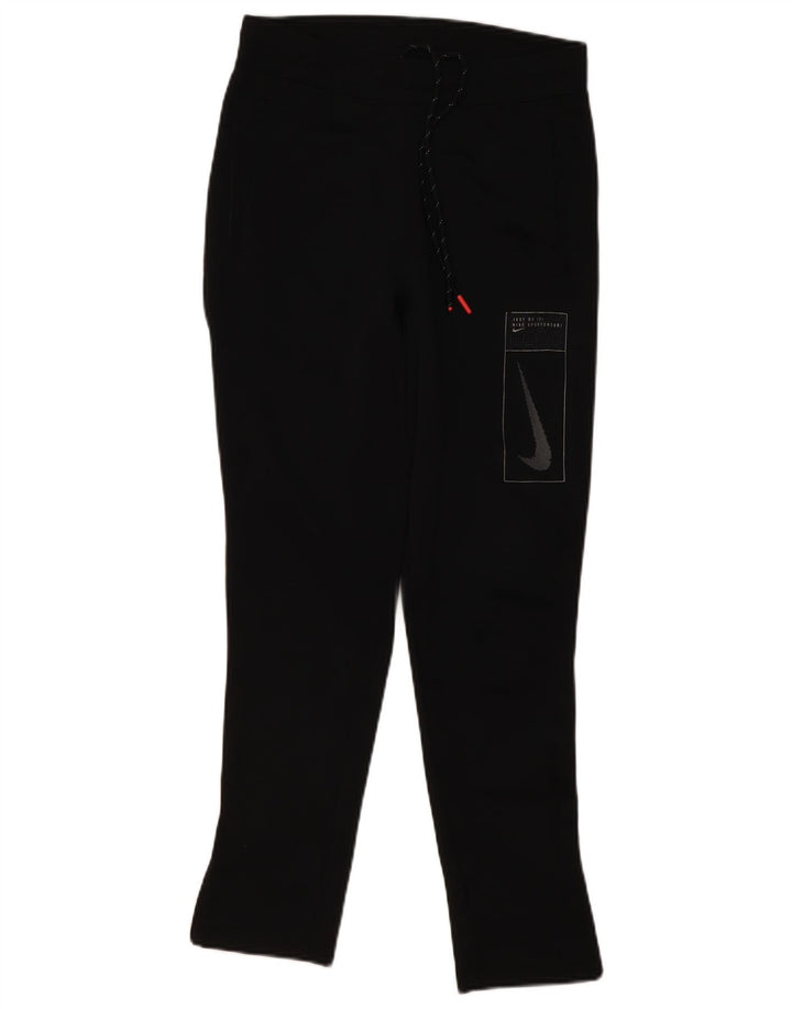 Damskie spodnie dresowe Nike UK 6 XS, czarne, poliestrowe
