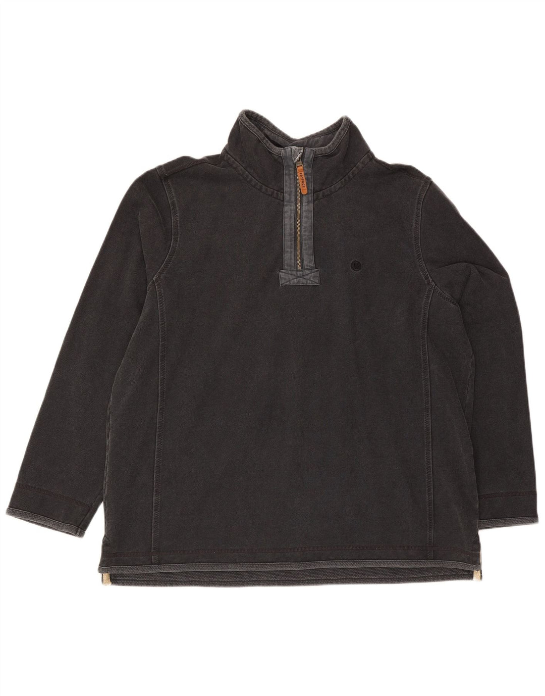Męska bluza z zamkiem błyskawicznym Fat Face, 2XL, szara bawełna
