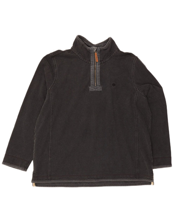 Męska bluza z zamkiem błyskawicznym Fat Face, 2XL, szara bawełna