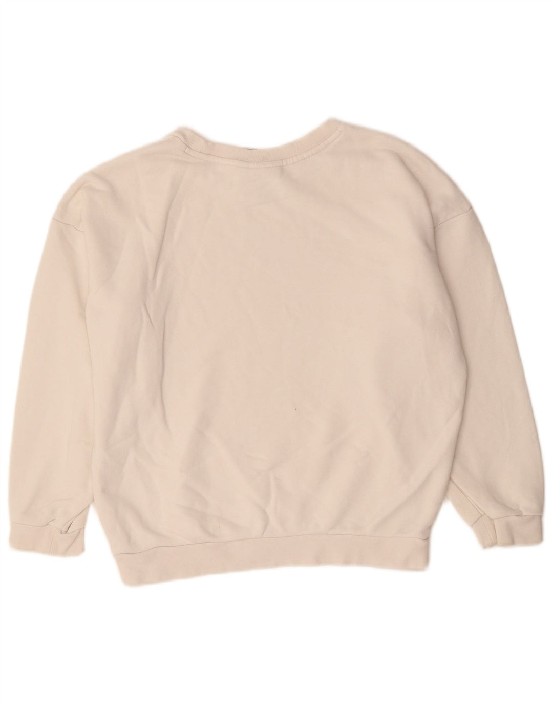 Damska bluza Adidas Oversized Crop Graphic Jumper UK 8 Small White