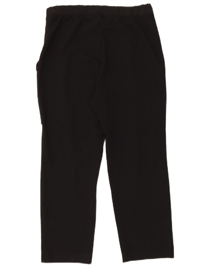 Damskie proste spodnie chino Zara duże W30 L26 czarne