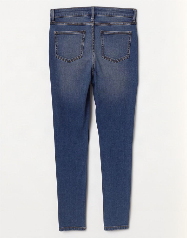 Marks & Spencer Damskie jeansy Jegging UK 12 Medium W30 L30 Niebieskie bawełniane