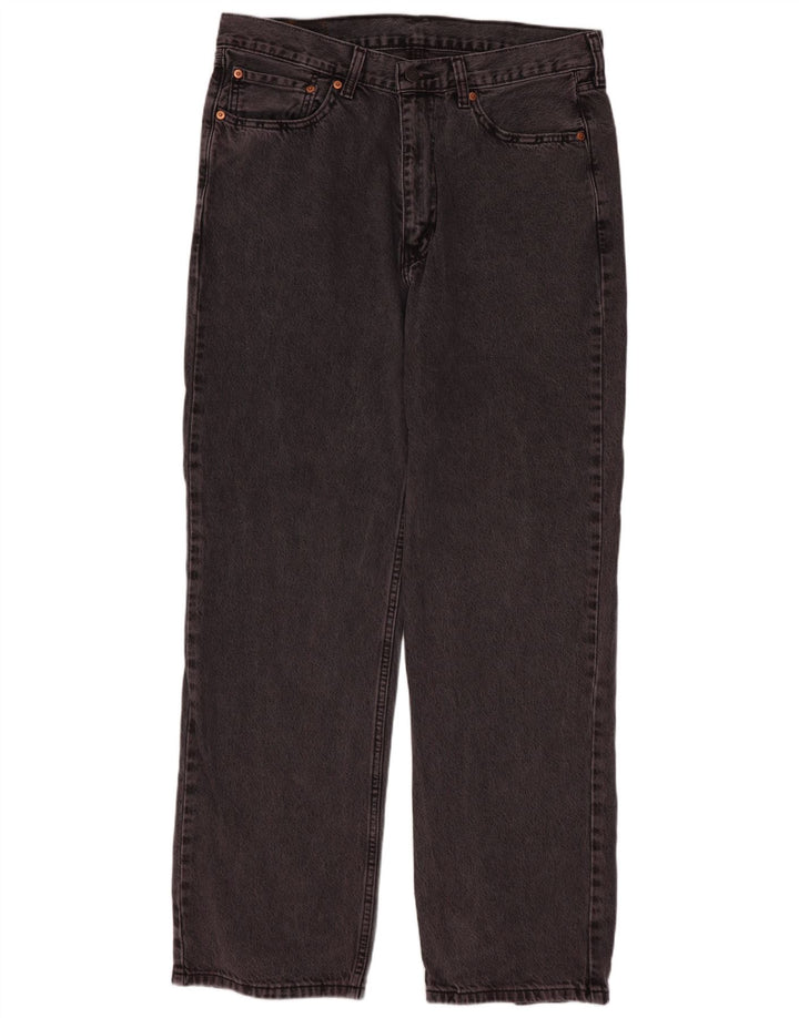 Męskie jeansy Levi's 565 Straight W33 L32 Fioletowa bawełna