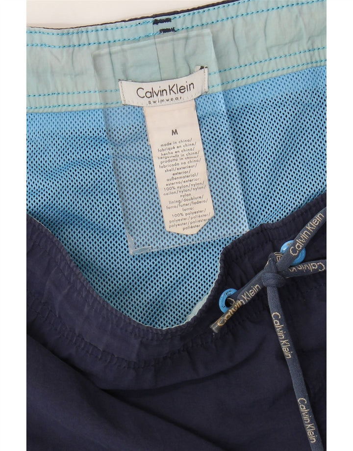 Męskie spodenki pływackie Calvin Klein Średni granatowy nylon