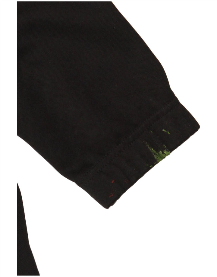 Męska kurtka dresowa ADIDAS Climalite, średni czarny poliester