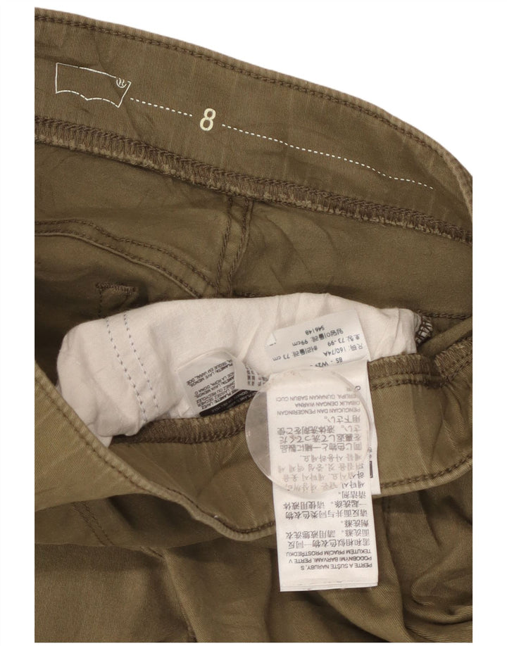 Damskie, zwężane dżinsy Levi's Jegging US 8 Medium W29 L30 Khaki Cotton