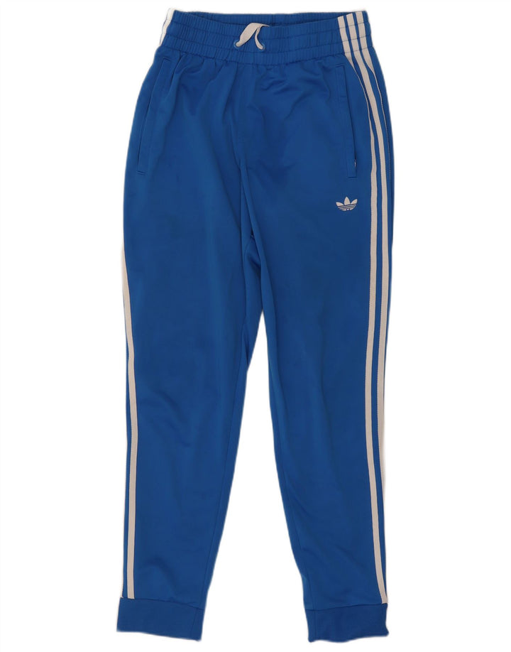 Męskie spodnie dresowe Adidas, średnie niebieskie