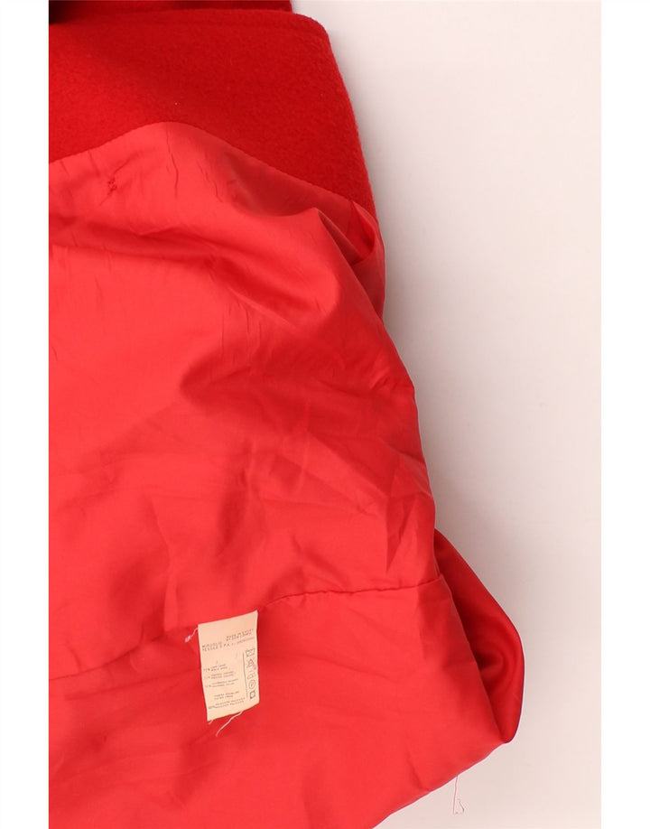 VINTAGE Womens Double Breasted Coat UK 20 2XL Red Wool Vintage Vintage and Second-Hand Vintage from Messina Hembry 