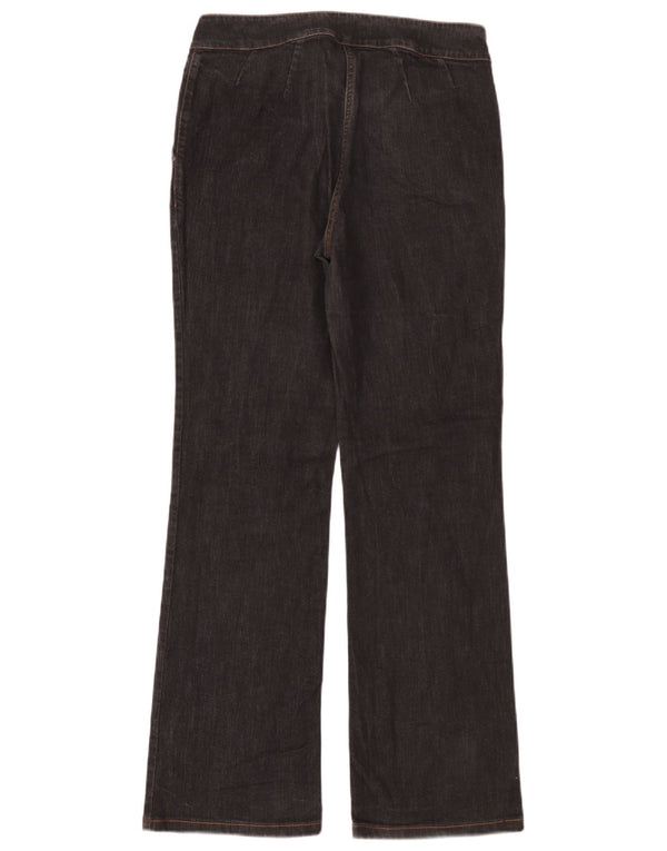 Damskie jeansy Bootcut Trussardi W30 L32 Czarne bawełniane