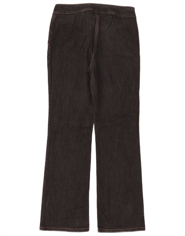 Damskie jeansy Bootcut Trussardi W30 L32 Czarne bawełniane