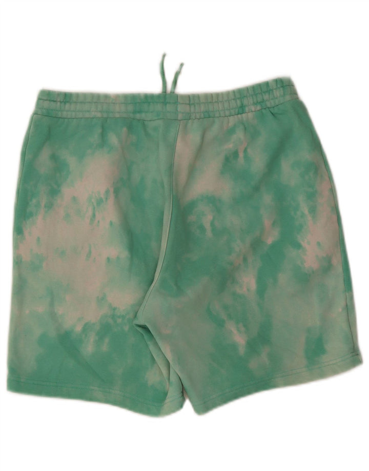 Męskie spodenki sportowe Adidas, średnia, zielona bawełna Tie Dye