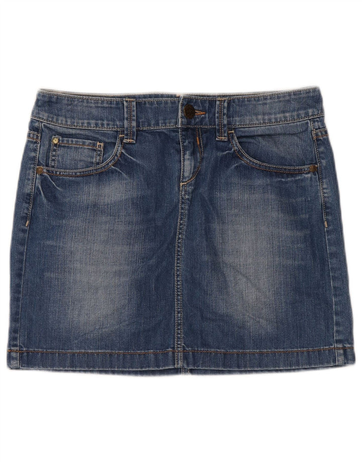 Damska spódnica dżinsowa Esprit UK 12 Medium W32 Niebieska bawełna