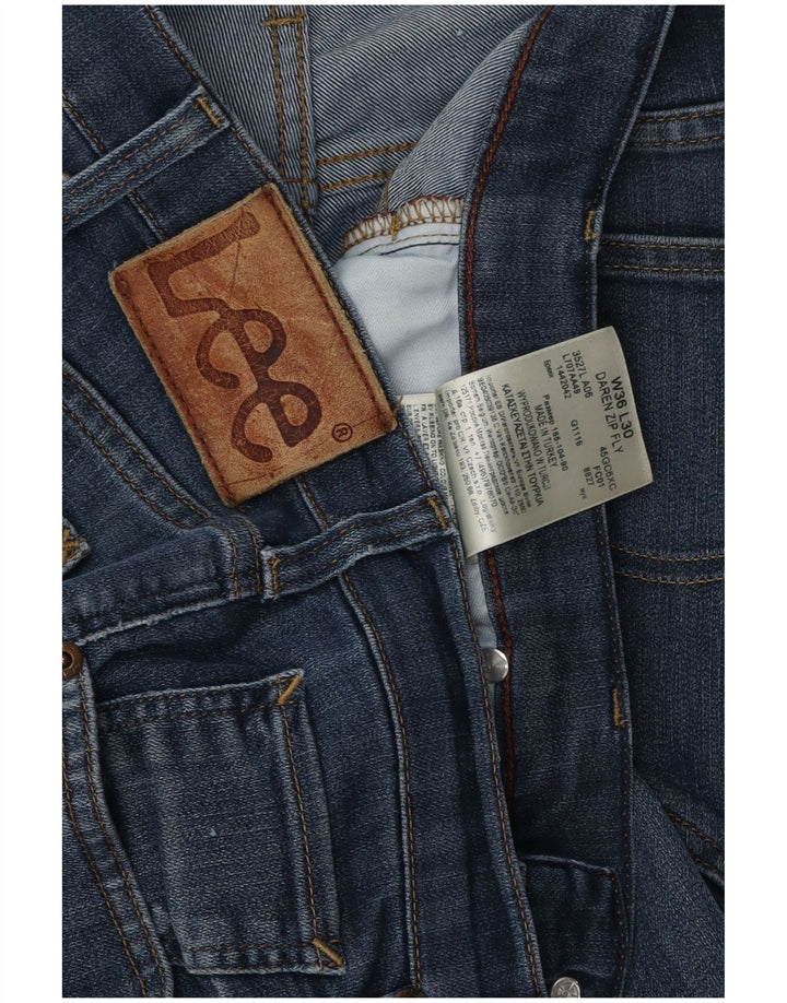 Męskie jeansy Lee Daren Zip Fly Straight W36 L27 Niebieskie