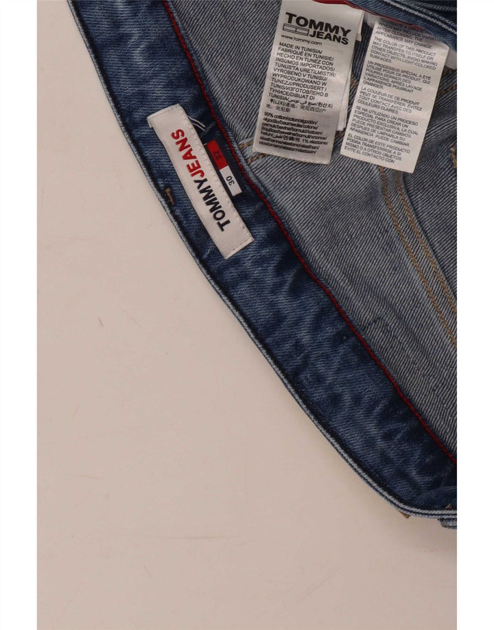 Męskie jeansy slim fit Tommy Hilfiger W30 L32 Niebieskie bawełniane