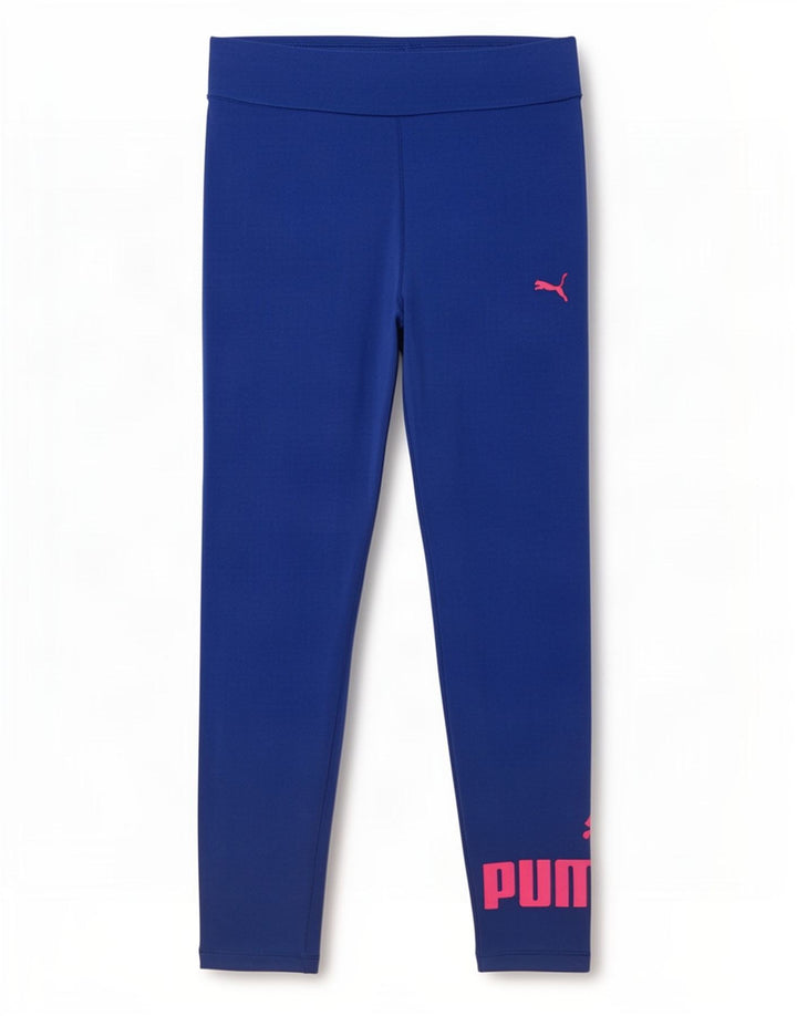 Damskie legginsy Puma Graphic UK 12 Średni Niebieski
