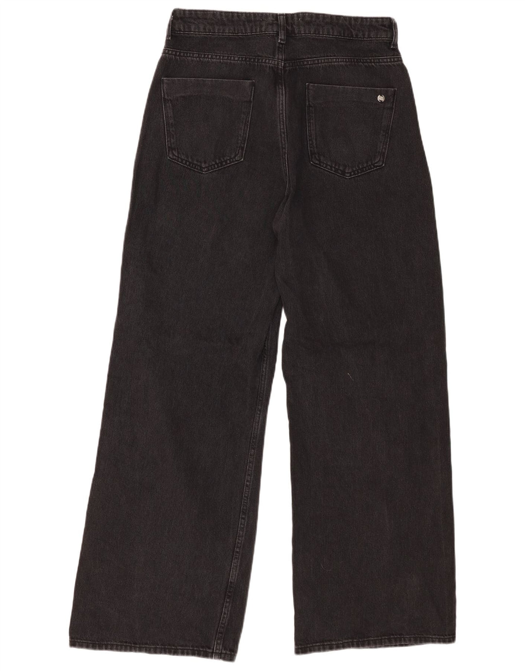 Damskie jeansy z szeroką nogawką Zara EU 40 Medium W30 L31 Czarne