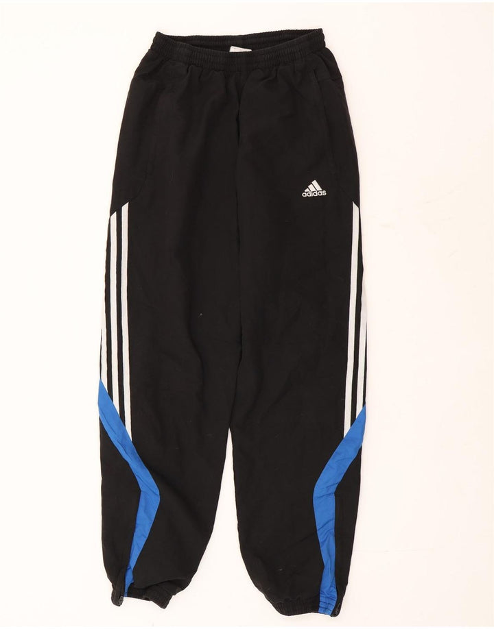 Męskie spodnie dresowe Adidas, małe, czarne, poliestrowe