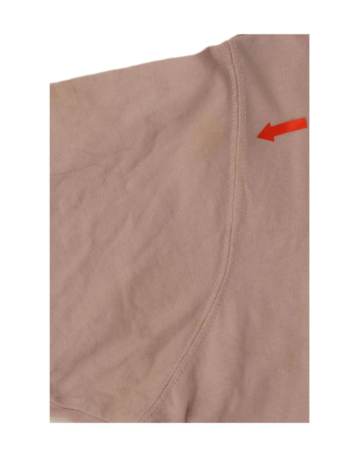 Męska koszulka z grafiką Dickies, mała, różowa, bawełniana