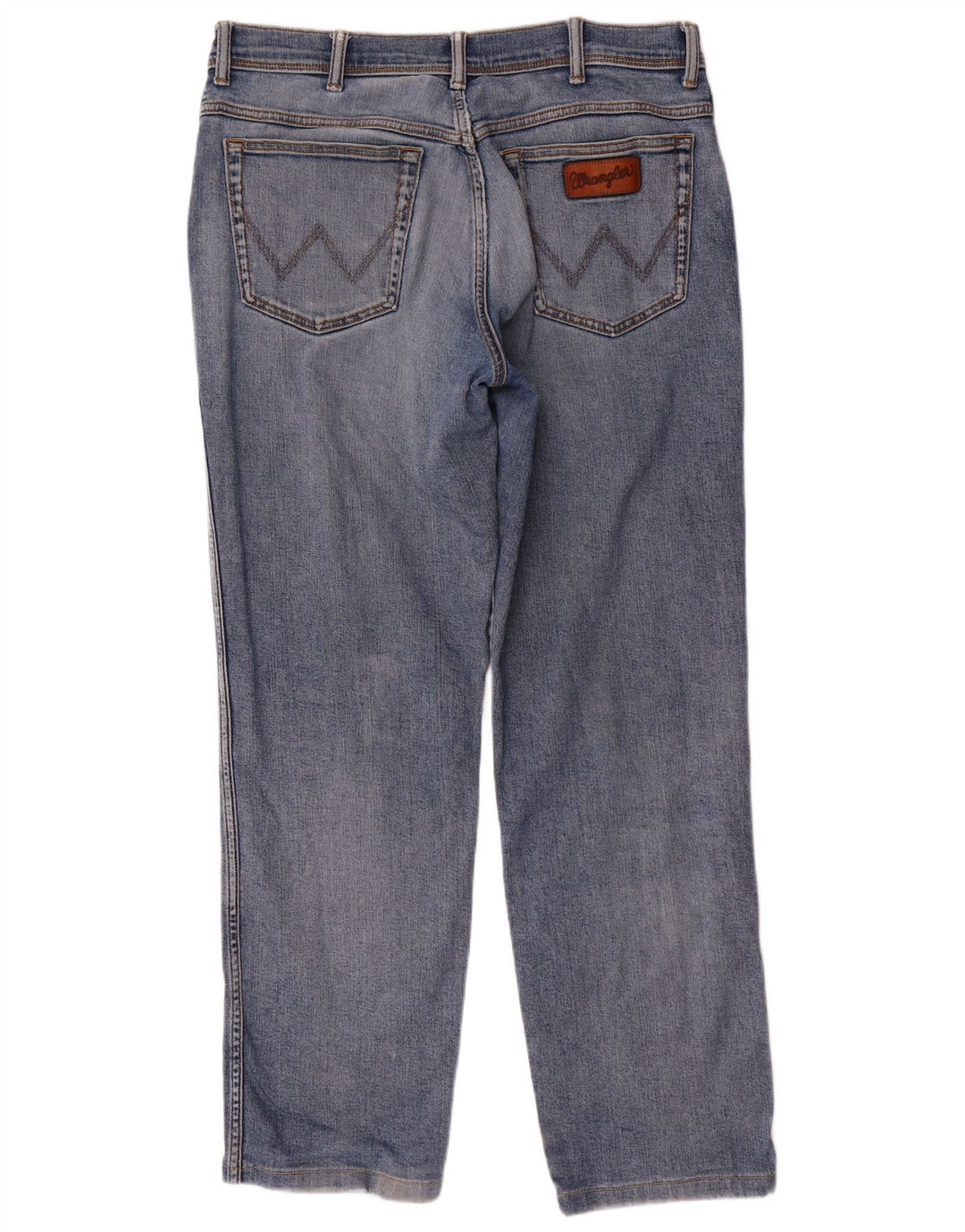 Męskie proste dżinsy Wrangler W36 L32 Niebieskie bawełniane