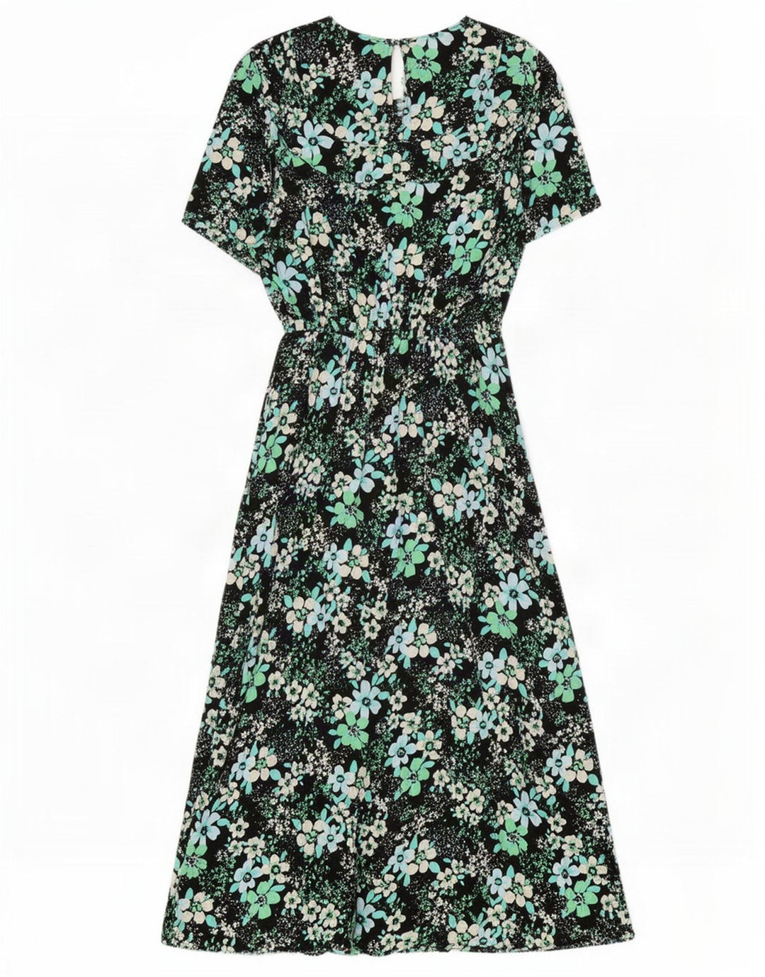 Marks & Spencer Damska sukienka maxi UK 10 Small, wielokolorowa wiskoza w kwiaty