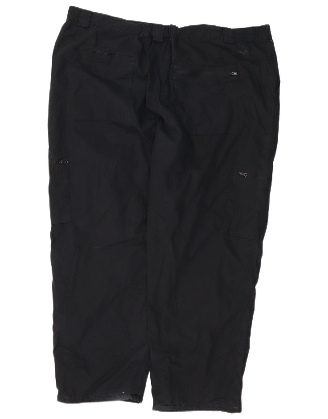 MOUNTAIN WAREHOUSE Męskie proste spodnie cargo W44 L27 Czarny poliester