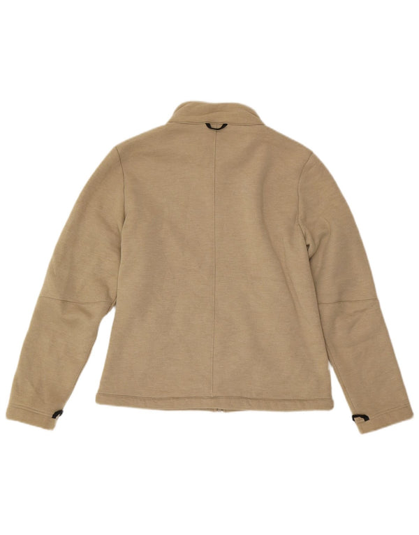 Jack Wolfskin Womens Liner Tracksuit Top Jacket UK 12/14 Medium Beige