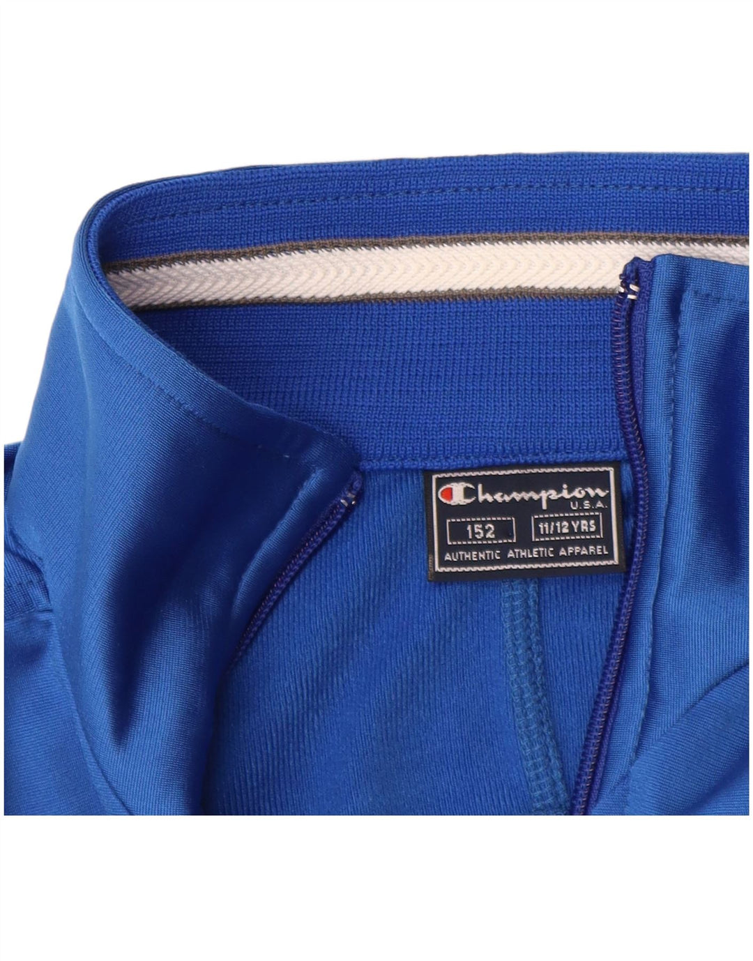 Chłopięca kurtka dresowa CHAMPION z grafiką, 11-12 lat, niebieska, poliester