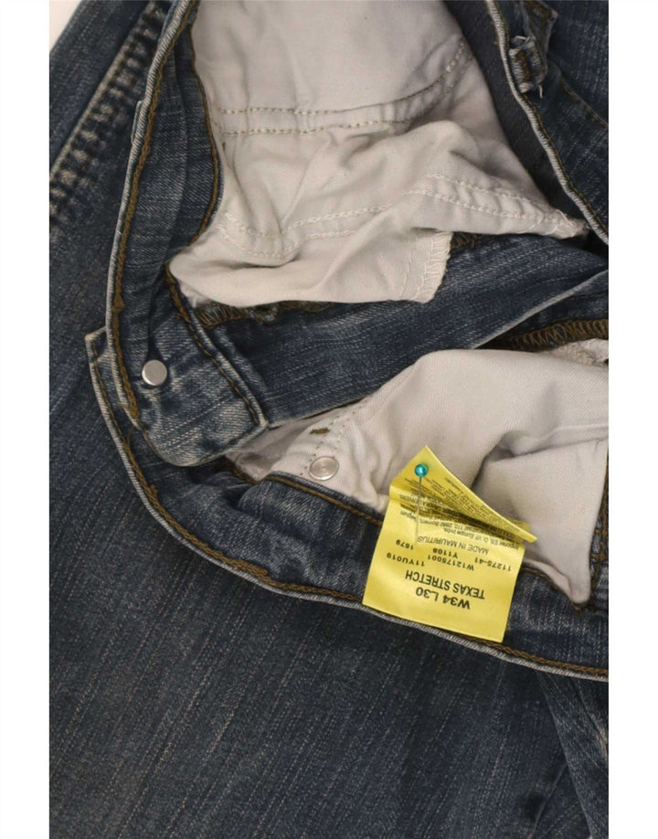 Męskie jeansy Wrangler Texas Stretch Straight W34 L30 Niebieskie, bawełniane