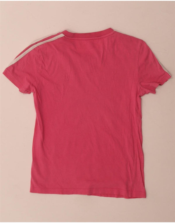 Damska koszulka Adidas Top UK 4/6 XS Różowa bawełna