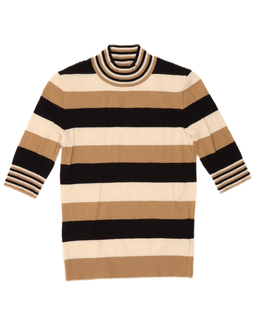 Sweter damski Hugo Boss z golfem UK 10, mały, wielokolorowy