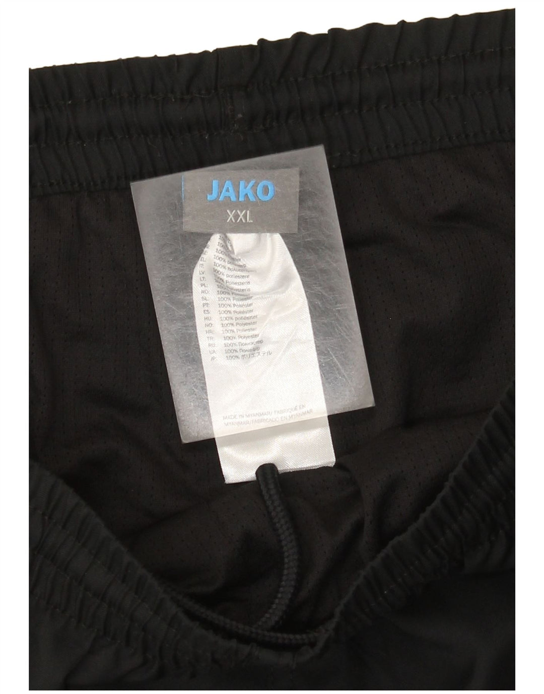 Jako Męskie spodnie dresowe 2XL W42 L32 Czarny poliester