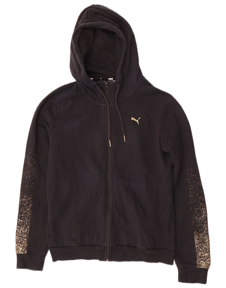 Damski dres z kapturem Puma UK 14, średni czarny w cętki