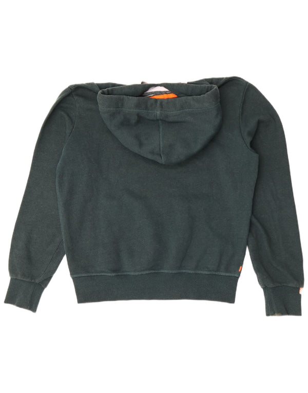 Męski sweter z kapturem Superdry, duży, zielony, bawełniany
