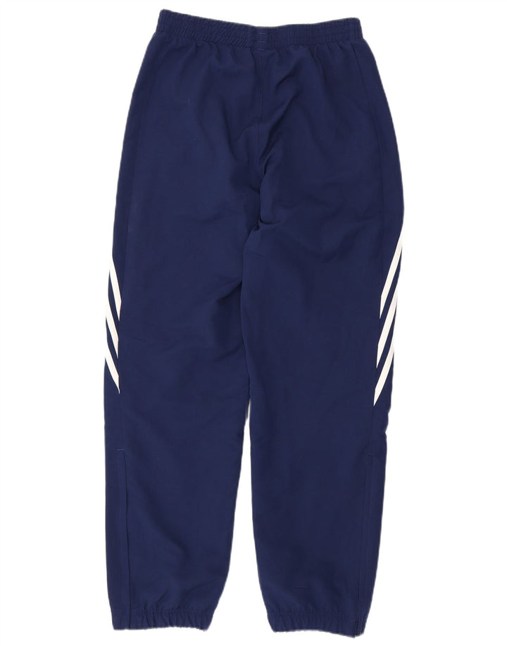Męskie spodnie dresowe ADIDAS, małe, granatowe, poliestrowe