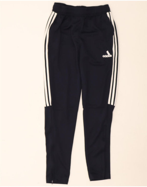 Męskie spodnie dresowe Adidas Aeroready, średni granatowy poliester