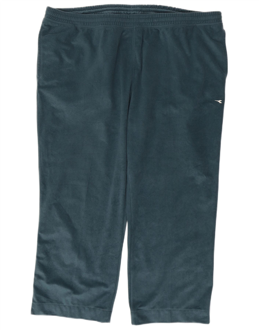 Męskie welurowe spodnie dresowe Diadora 2XL Zielony poliester