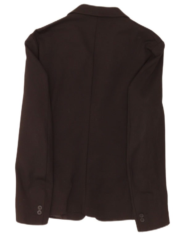Zara Męska marynarka zapinana na 2 guziki UK 36 Small Black Viscose Classic