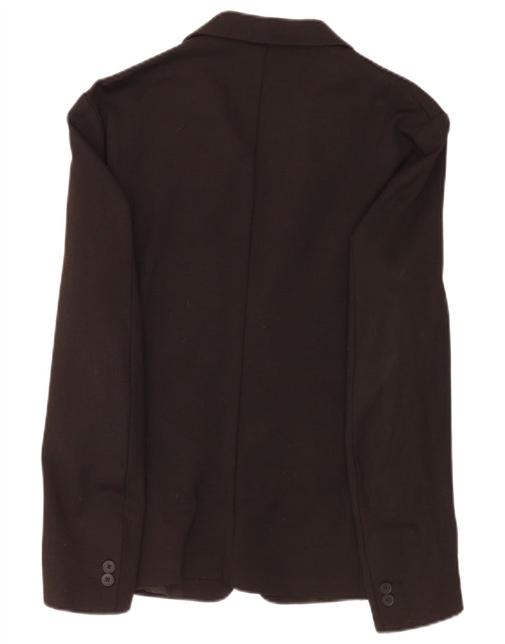 Zara Męska marynarka zapinana na 2 guziki UK 36 Small Black Viscose Classic