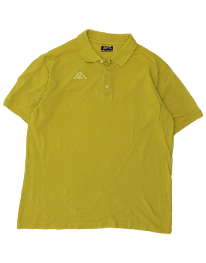 Męska koszulka polo Kappa XL, zielona bawełna