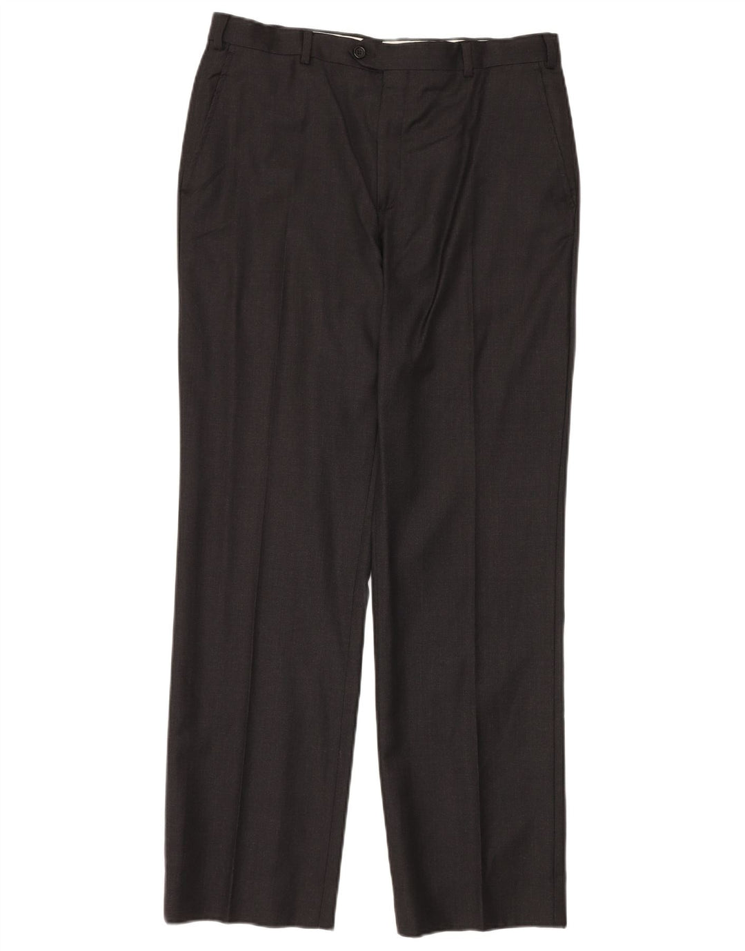 AQUASCUTUM Męski 2-częściowy garnitur zapinany na 2 guziki UK 40 Large W34 L32 Szara wełna