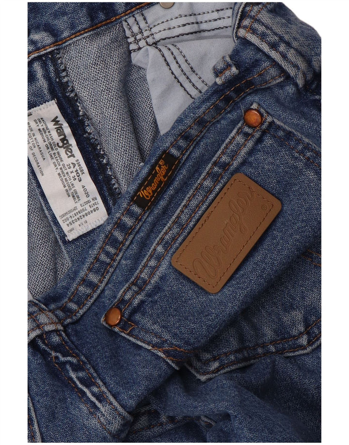 Damskie proste dżinsy Wrangler W29 L36 Niebieskie bawełniane