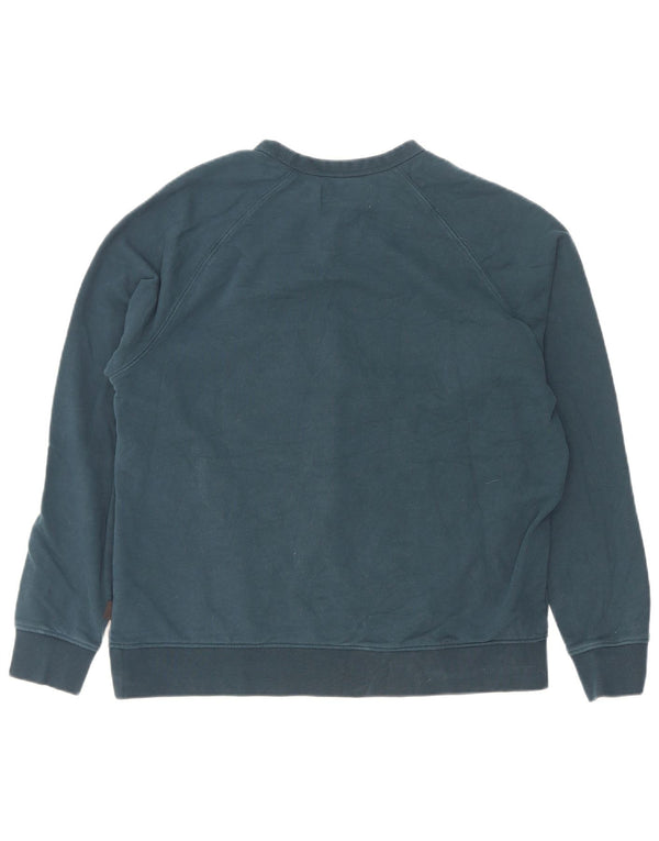 Marks & Spencer Męska bluza dresowa, średnia niebieska, bawełniana