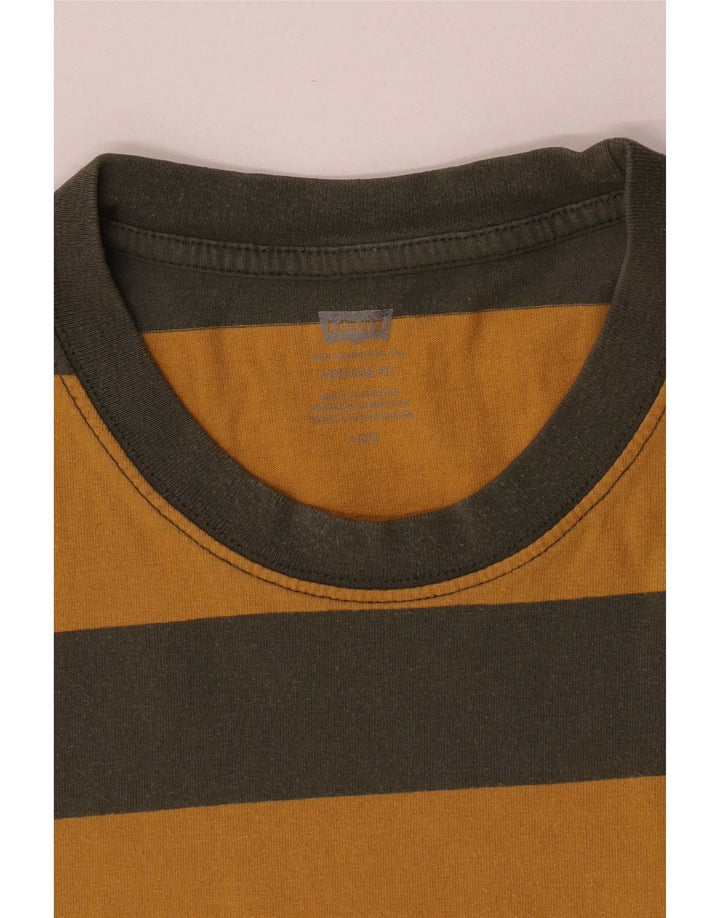 Męski T-shirt Levi's Top w duże żółte paski