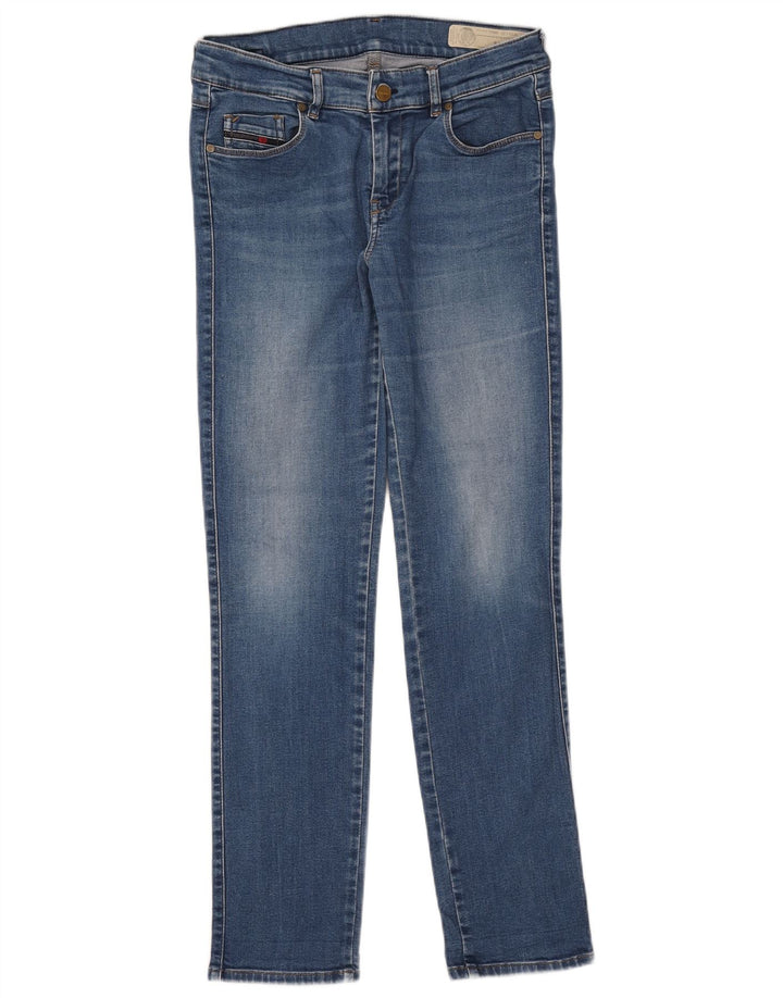 Damskie jeansy Diesel Sandy Regular Slim Straight W28 L29 Niebieskie bawełniane