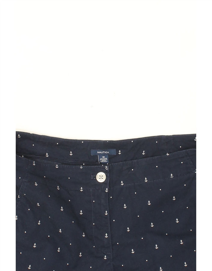 NAUTICA Womens Chino Shorts US 10 Large W32 Navy Blue Vintage Nautica and Second-Hand Nautica from Messina Hembry 